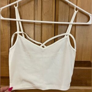 Small White Crop Top